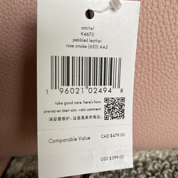 Kate Spade Mimi Satchel Rose Smoke - Picture 12 of 16